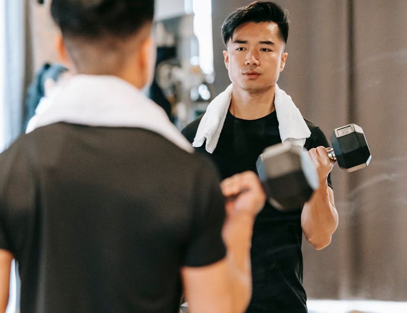 Spacious modern gym with premium strength training equipment